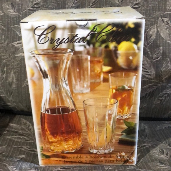 Crystal clear 5 pcs Beverage Set - Picture 3 of 6
